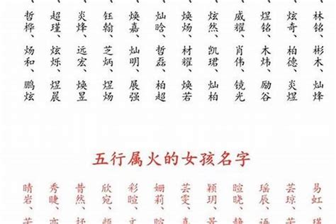 火的名字|100个好听稀少的带火女孩名字 火字旁的高雅女孩名字大。